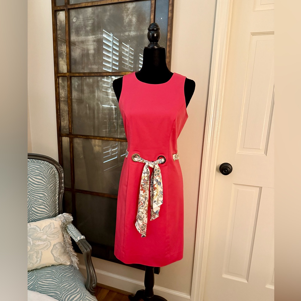 Etcetera Dress With Sash Belt